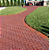 Paver 6cm Altura 10cm x 20cm Comum Maciço Vermelho Piso Intertravado - m2 - Imagem 1