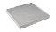 Piso Placa Maciça Cinza Natural 45cm x 45cm x 6cm - m2 - Imagem 1