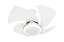 Ventilador Teto Tornado c/ Lamp 4 pás Tabaco 127V 61-4000 VENTI-DELTA - Imagem 1