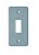 Tampa 1 Int  PVC cinza 1/2" e 3/4" ET1T034C MASSTER - Imagem 1