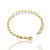 Pulseira Elo Alongado 4,2mm Fecho Tradicional Banhada A Ouro 18k PUL019 - Imagem 2