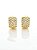 Brinco Masculino Par Argola Cravejada Com 32 Pedras M (12X6,5mm) Banhada A Ouro 18k BRI143 - Imagem 3