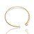 Pulseira Grumet 2mm Fecho Tradicional Banhada A Ouro 18K PUL012 - Imagem 2