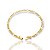 Pulseira 3 Por 1 2,5mm Fecho Tradicional Banhada A Ouro 18K PUL003 - Imagem 1