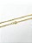 Corrente Elo Cadeado 70cm 2mm Fecho Tradicional Banhada A Ouro 18k COR011 - Imagem 2