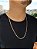 Corrente Grumet 70cm 4mm Fecho Tradicional Banhado A Ouro 18K COR016 - Imagem 4