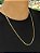 Corrente Grumet 70cm 4mm Fecho Tradicional Banhado A Ouro 18K COR016 - Imagem 5