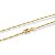Corrente 3 por 1 - 60cm 1,4mm Fecho Tradicional Banhada A Ouro 18k COR020 - Imagem 4