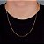 Corrente 3 por 1 - 60cm 1,4mm Fecho Tradicional Banhada A Ouro 18k COR020 - Imagem 2