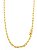 Corrente Elo Alongado 60cm 3,5mm Fecho Canhão Banhada A Ouro 18k COR027 - Imagem 2
