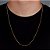 Corrente 3 por 1 - 70cm 1,4mm Fecho Tradicional Banhada A Ouro 18k COR033 - Imagem 1