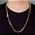 Corrente Grumet 70cm 6mm Fecho Gaveta Banhada A Ouro 18k COR040 - Imagem 1