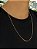 Corrente Elo Alongado 70cm 3mm Fecho Tradicional Banhada A Ouro 18K COR044 - Imagem 4