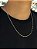 Corrente Elo Alongado 60cm 3mm Fecho Tradicional Banhada A Ouro 18K COR046 - Imagem 3