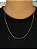 Corrente Elo Alongado 60cm 3mm Fecho Tradicional Banhada A Ouro 18K COR046 - Imagem 2