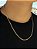 Corrente Elo Cadeado 60cm 4mm Fecho Tradicional Banhada A Ouro 18K COR048 - Imagem 2