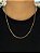 Corrente Elo Cadeado 60cm 4mm Fecho Tradicional Banhada A Ouro 18K COR048 - Imagem 1
