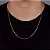 Corrente Elo Cadeado 60cm 2mm Fecho Tradicional Banhada A Ouro 18k COR008 - Imagem 1