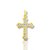 Pingente Cruz Cravejada G (28x21mm) Banhado A Ouro 18k PIN109 - Imagem 1