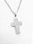 Pingente Cruz Cravejada (20X12,4mm) Banhado A Ouro Branco PIN037 - Imagem 4