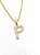 Pingente Cravejado Letra P (10X9CM) Banhado A Ouro 18k PIN031 - Imagem 2