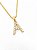 Pingente Cravejado Letra A (10X9CM) Banhado A Ouro 18k PIN049 - Imagem 2