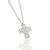 Pingente Cruz Cravejada e Vazada (15X21mm) Banhado A Ouro Branco PIN016 - Imagem 2