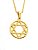 Pingente Estrela de Davi Redondo (20X20mm) Banhado A Ouro 18k PIN053 - Imagem 2