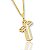 Pingente Cruz 3D (16x28mm) Banhada A Ouro 18k PIN072 - Imagem 2
