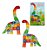 QUEBRA-CABEÇA DINOSSAURO LETRAS E NÚMEROS - FÁBRIKA DOS SONHOS - Imagem 1