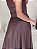 Saia midi napa de couro natural Basic - Imagem 4