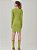 Vestido manga comprida verde natural basic - Imagem 2