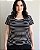 Blusa listrada gabi plus - Imagem 1