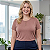 Blusa de malha com manga decote detalhes com 4 botões - Imagem 13
