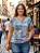 Blusa liganete com botões poa - Imagem 1