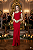 Vestido longo com leve brilho miravest - Imagem 1