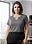 Blusa de malha com detalhe na gola em corrente - Imagem 1