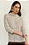 Blusa manga 3/4 gola alta malha tricot Realist - Imagem 1