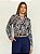 Camisa em chiffon estampado com foil Realist - Imagem 1