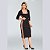 Vestido curto de ponto roma bicolor Miravest - Imagem 1