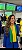 Lenço verde e amarelo Brasil - Imagem 1
