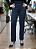 Calça flare social de friso na frente de bolso atrás confortável - Imagem 4