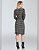 Vestido de Jacquard com recorte no ponto roma miravest - Imagem 2