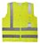 Colete Refletivo Com Bolso Amarelo Fluor - Amarelo Flúor - GG - Imagem 1