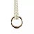 Alça de Bolsa c Perolas 152395 30x1.5cm Cor Creme/Dourado 1un(un) - Imagem 2