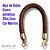 Alça de Bolsa em Couro Sintético 30x1.5cm Cor Marron 1un(un) - Imagem 1