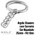 Argola Chaveiro com Corrente 119162 25mm - Cor Niquelado 10un - Imagem 1
