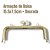 Armação de Bolsa 153712 15.5x7.5cm Cor Dourada 1un - Imagem 1
