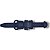 Fecho Deslizante 359 8cm comp. x 7mm largura - Cor Preto - Imagem 1