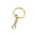 Argola de Metal 30mm c Corrente 6 un - Cor Dourado - Imagem 1
